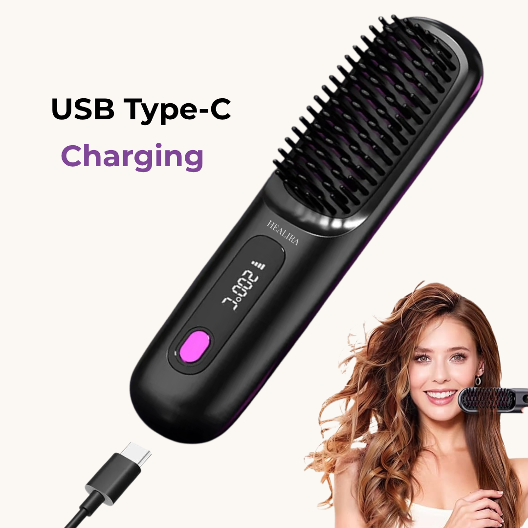Healira™ IntelliBrush Portable Hair Straightener