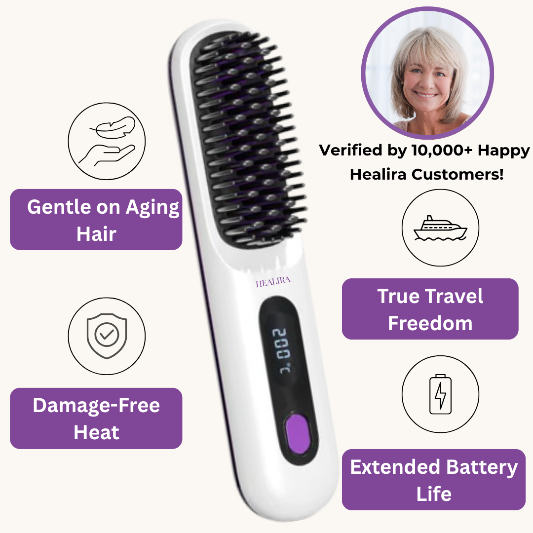 Healira™ IntelliBrush Portable Hair Straightener