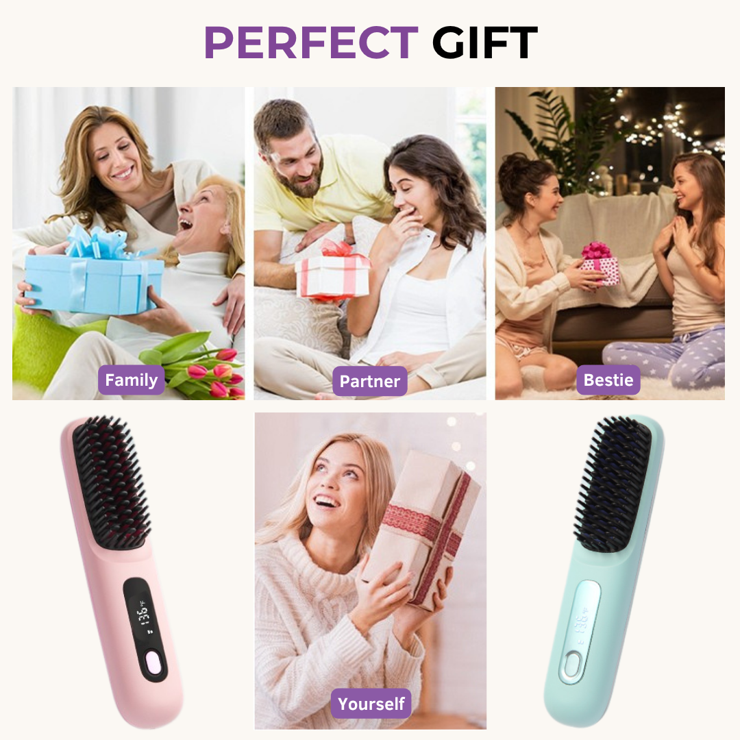 Healira™ IntelliBrush Portable Hair Straightener