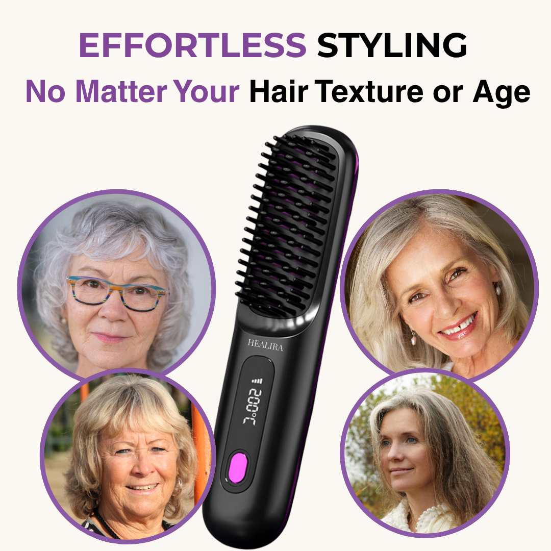 Healira™ IntelliBrush Portable Hair Straightener