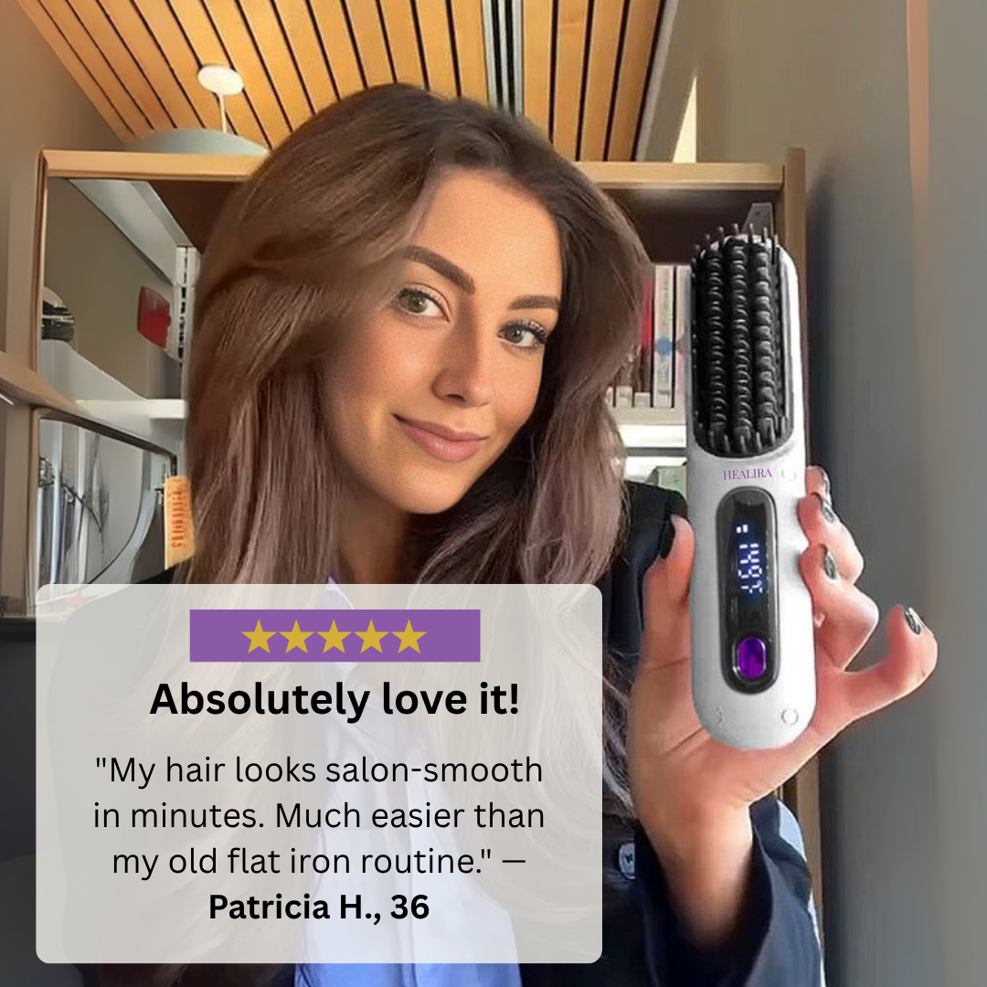 Healira™ IntelliBrush Portable Hair Straightener