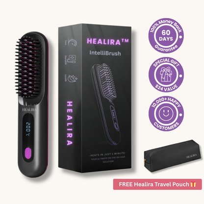 Healira™ IntelliBrush Portable Hair Straightener