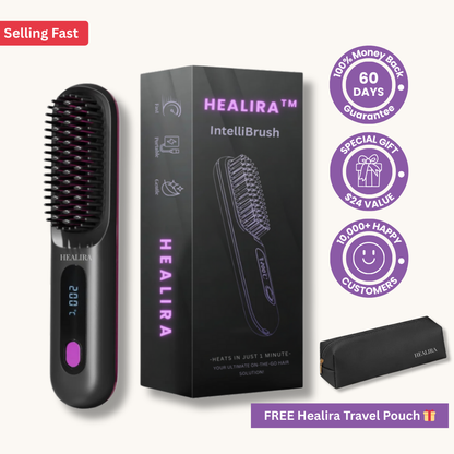 Healira™ IntelliBrush Portable Hair Straightener