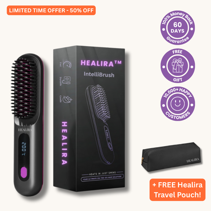 Healira™ IntelliBrush Portable Hair Straightener