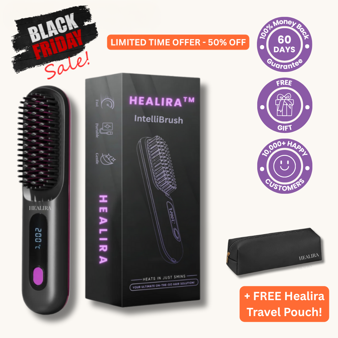 Healira™ IntelliBrush Portable Hair Straightener